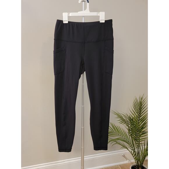Yogalicious Black Full Length Legging Pockets - Picture 1 of 4